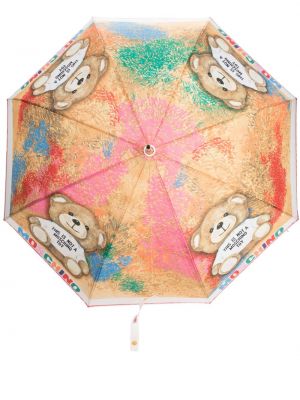 Deštník s potiskem Moschino bílý