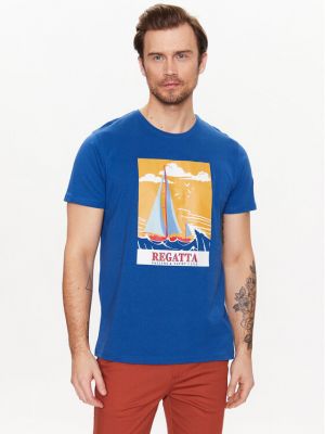 T-shirt Regatta blau