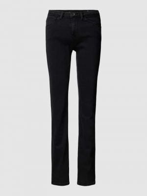 Czarne proste jeansy z kieszeniami Garcia
