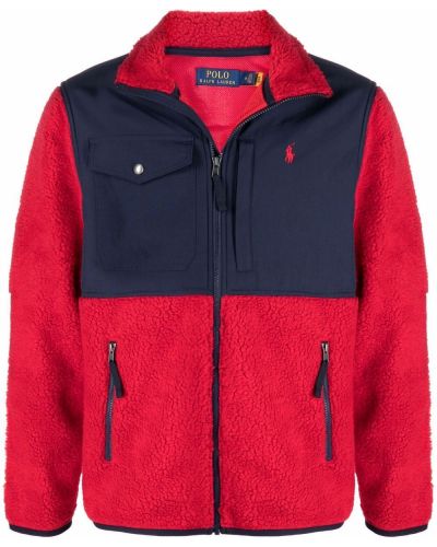 Fleece lang jakke Polo Ralph Lauren rød