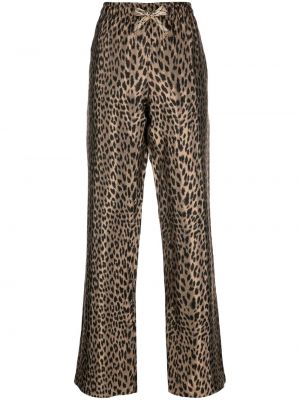 Leopard trykt vide bukser Zadig&voltaire brun