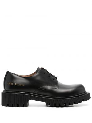 Pantofi oxford cu șireturi din piele din dantelă Common Projects negru