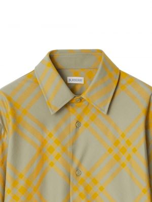 Kostkovaná bavlněná košile Burberry