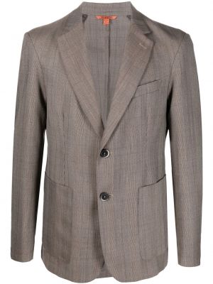 Sjekket blazer Barena brun