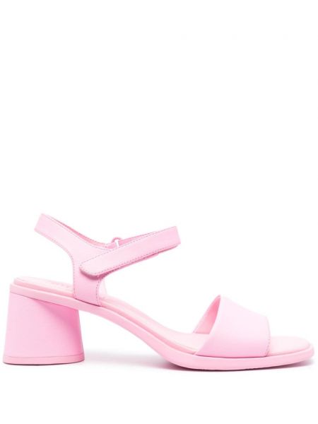 Kožené sandály Camper růžové