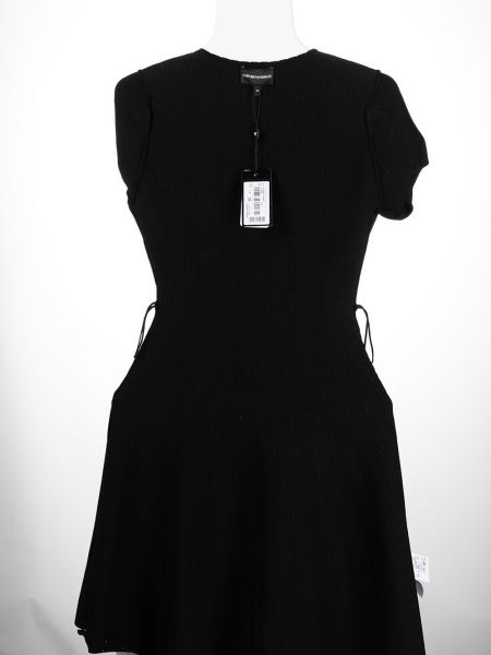 Vestido de cóctel bootcut Emporio Armani negro
