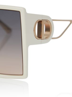 Oversized napszemüveg Dior Eyewear fehér