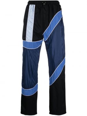 Pruhované rovné kalhoty Ahluwalia modré