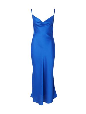 Коктейлна рокля Guess синьо