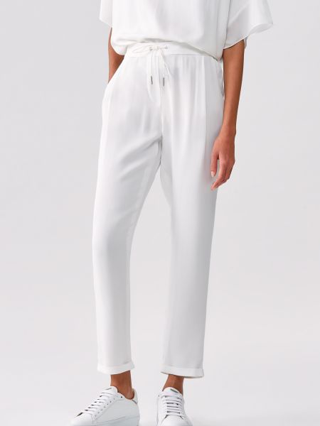 Белые прямые брюки Fabiana Filippi