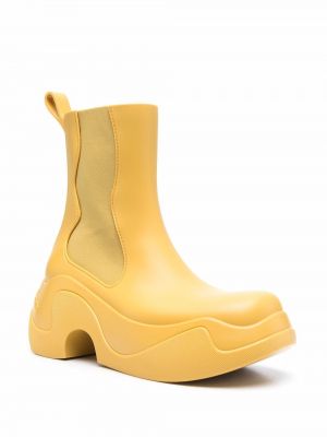 Chelsea stiliaus batai su platforma Xocoi geltona