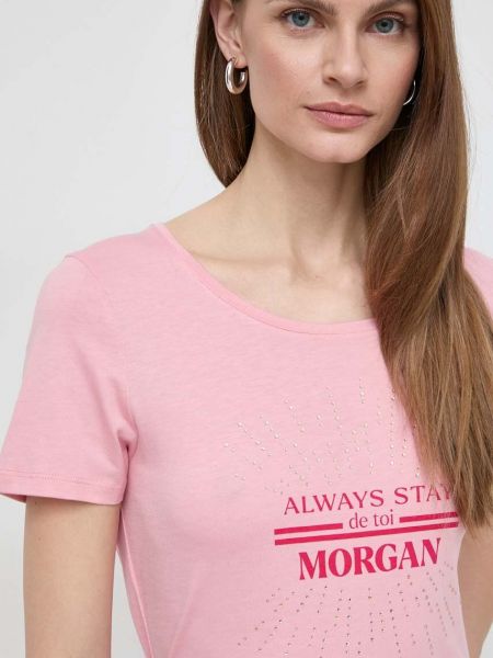 Тениска Morgan розово