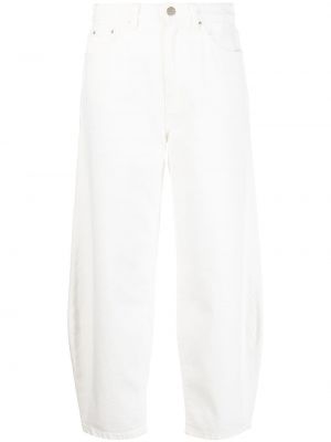 Pantaloni a vita alta Toteme bianco