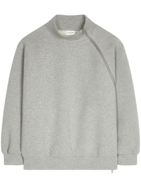 Sweatshirt med lynlås Dries Van Noten grå