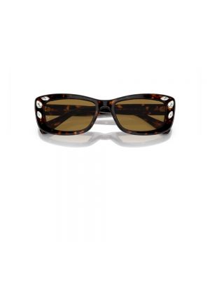 Gafas de sol de cristal Swarovski marrón