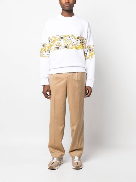 Sweatshirt mit rundhalsausschnitt mit print Versace Jeans Couture
