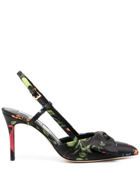 Pantofi cu toc cu model floral cu imagine Sachin & Babi