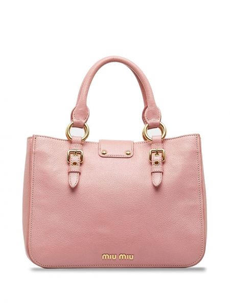 Kožená taška Miu Miu Pre-owned