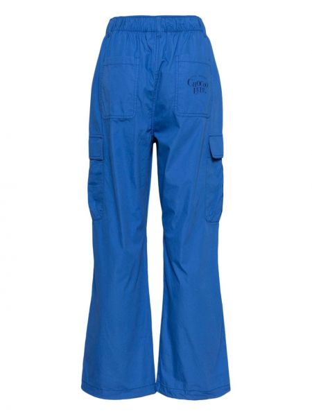 Bavlněné cargo kalhoty :chocoolate modré
