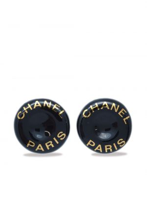 Обеци с копчета Chanel Pre-owned