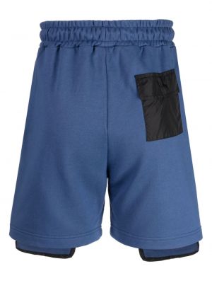 Shorts de sport en coton Mauna Kea bleu