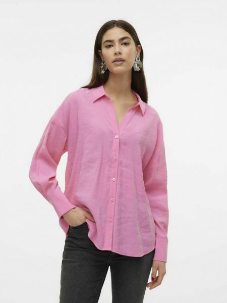 Рубашка Vero Moda розовая