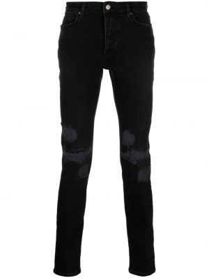 Jeans skinny effet usé Ksubi noir