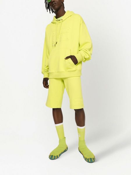 Shorts de sport brodeés Dolce & Gabbana jaune