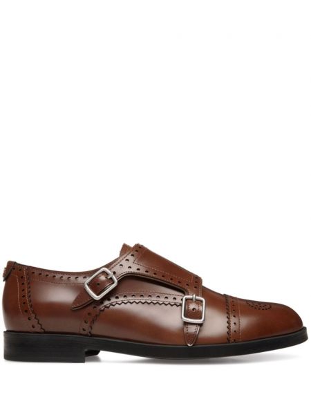 Læder brogues Bally brun