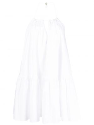 Μίντι φόρεμα Patrizia Pepe λευκό
