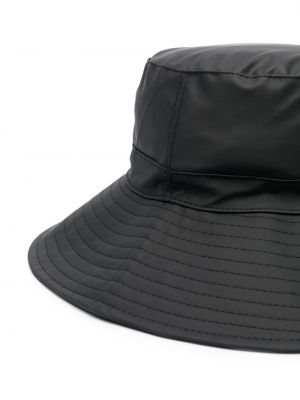 Mütze ausgestellt Rains schwarz