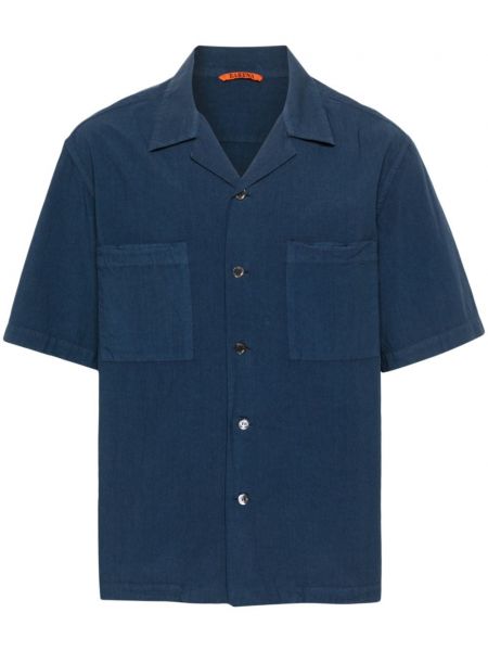 Bavlnená košeľa Barena modrá