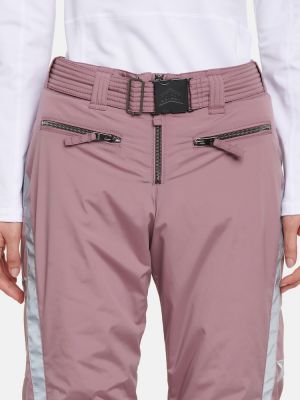 Slim fit kalhoty s hvězdami Jet Set růžové