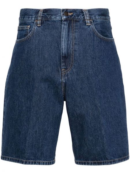 Szorty jeansowe Carhartt Wip niebieskie