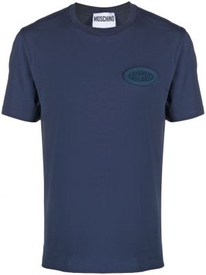 Koszulka Moschino niebieska