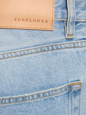 Laia lõikega teksapüksid Sunflower sinine