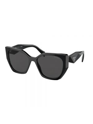 Okulary przeciwsłoneczne eleganckie oversize Prada czarne
