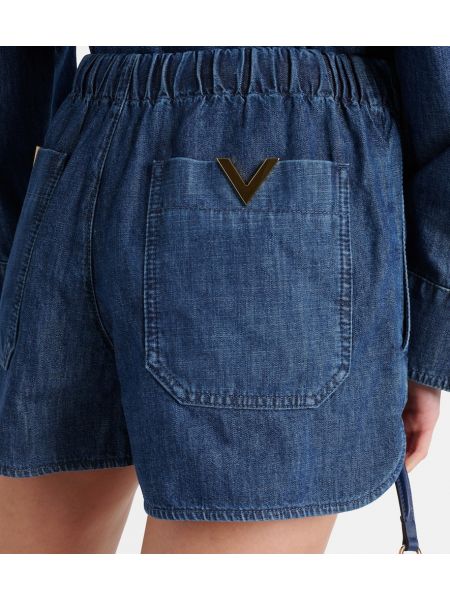 Jeans shorts Valentino blau