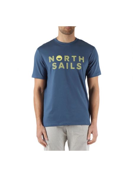 Koszulka bawełniana North Sails niebieska