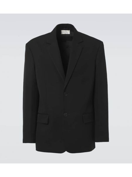 Ull blazer The Row svart