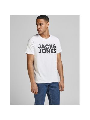 Camiseta con estampado manga corta de cuello redondo Jack & Jones