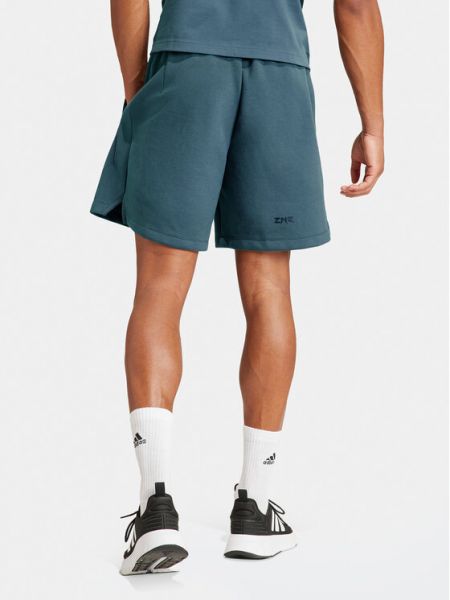 Voľné priliehavé športové šortky Adidas zelená