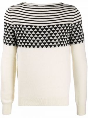 Жакардов пуловер Saint Laurent