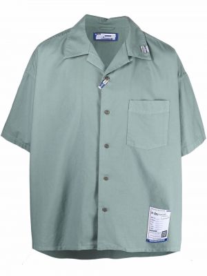 Oversize риза с джобове Maison Mihara Yasuhiro зелено