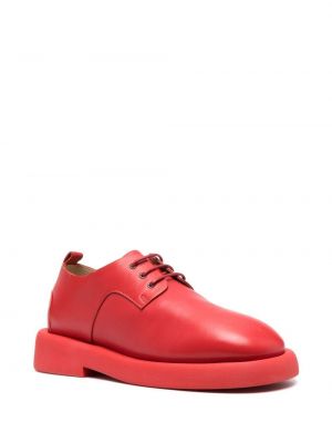Chaussures oxford en cuir Marsèll rouge