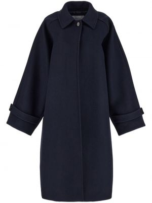 Vilnonis paltas Ferragamo mėlyna