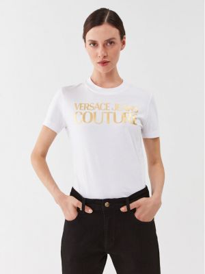 Tričko Versace Jeans Couture bílé