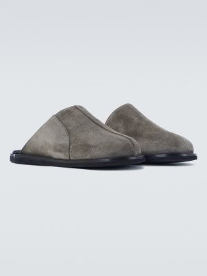 Pantofi loafer din piele de căprioară A-cold-wall* negru