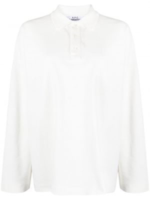Siuvinėtas polo marškinėliai Jw Anderson balta