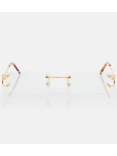 Silmälasit Cartier Eyewear Collection kulta